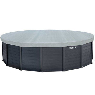 Huismerk Intex Deluxe Afdekzeil Voor Graphite Panel Zwembad Ø 478 Cm
