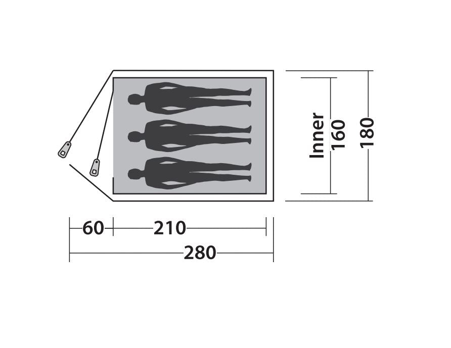 Oase Outdoors Easy Camp Meteor 300 Tent