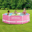 Huismerk Intex Pink Metal Frame Zwembad 244 X 76 Cm