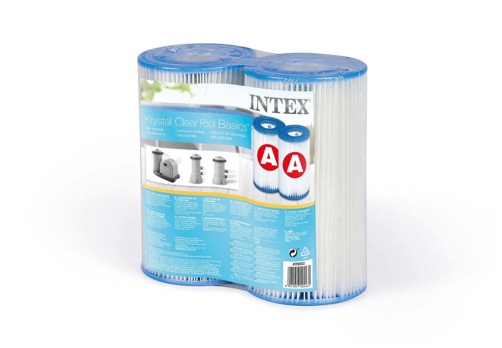 Intex Filtercartridge Klein 2-Pack