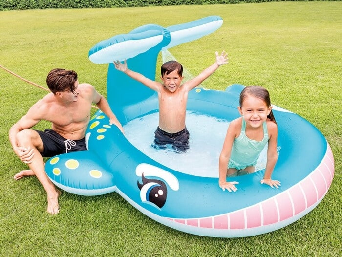 Intex Walvis Zwembad Met Watersproeier