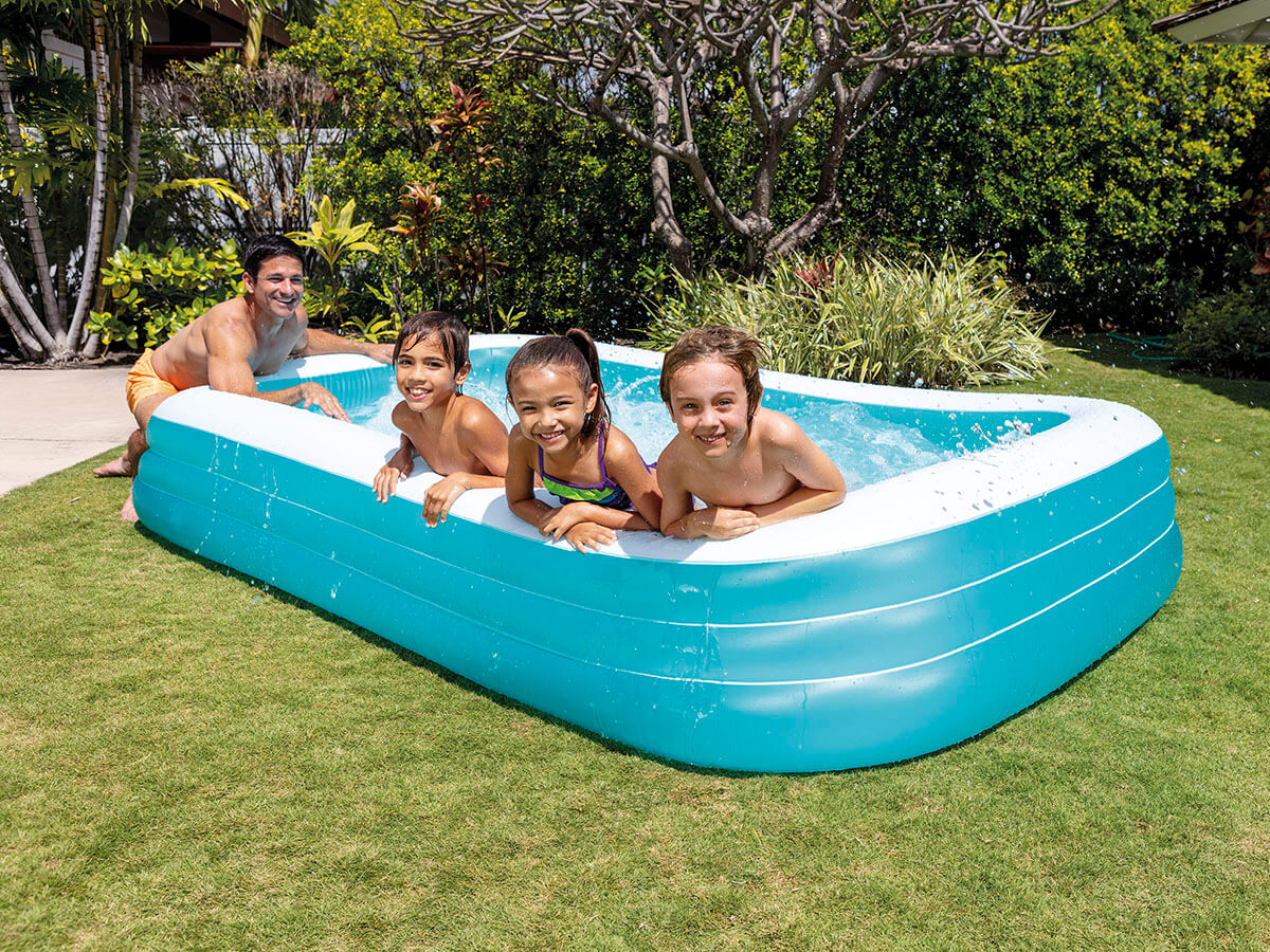 Intex Opblaasbaar Zwembad Family Pool - Blauw