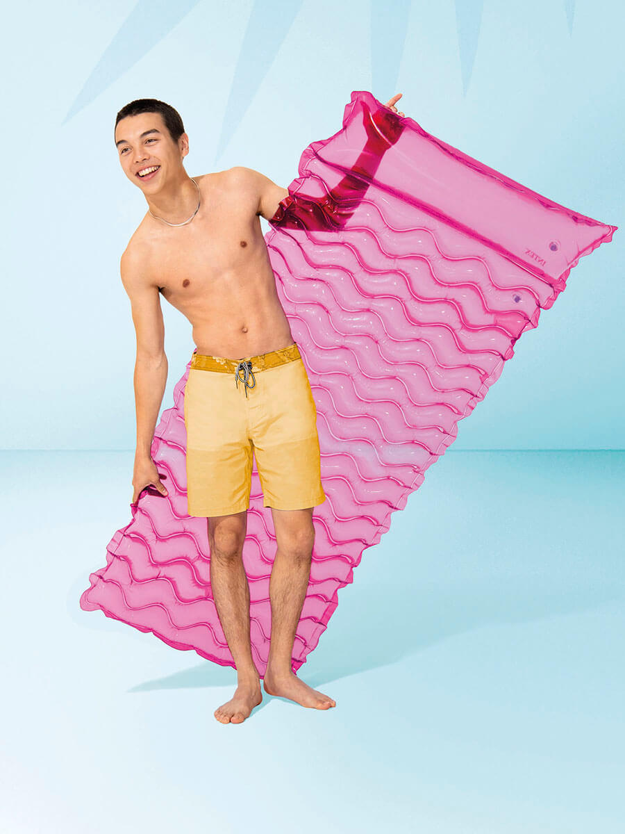 Intex Toat N Float Wave Luchtbed-Roze