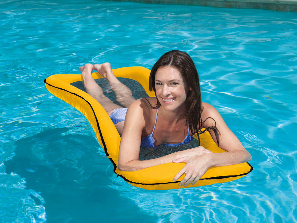 Huismerk Intex Waterhangmat-Geel