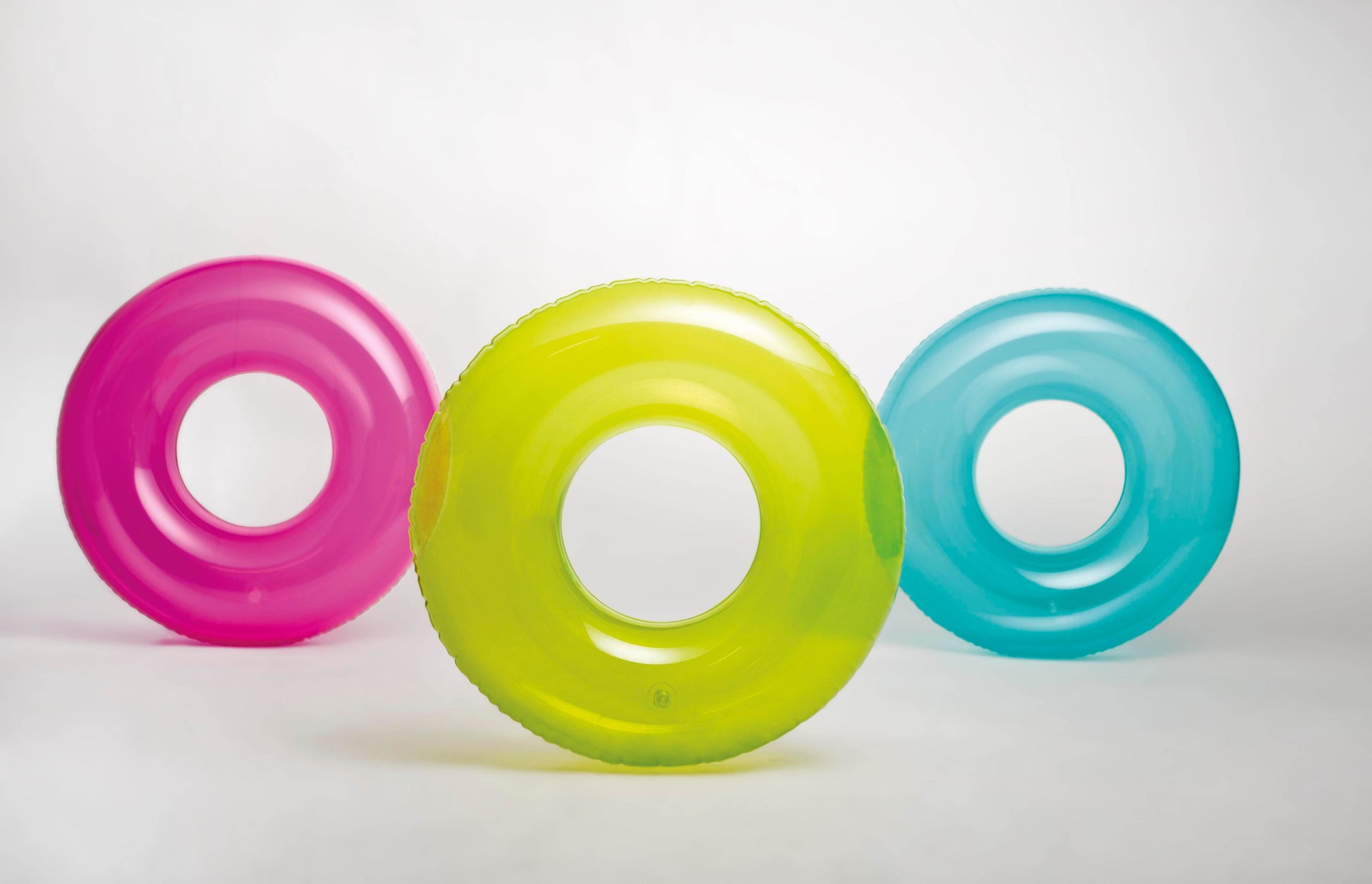 Intex Transparant Gekleurde Zwemband-Blauw