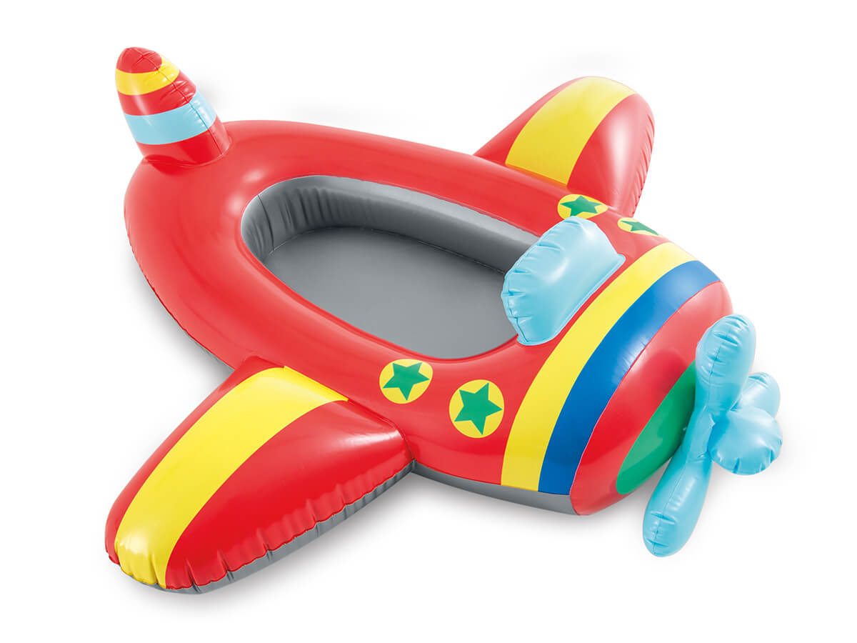 Intex Zwembad Kinderbootje-Vliegtuig-Rood
