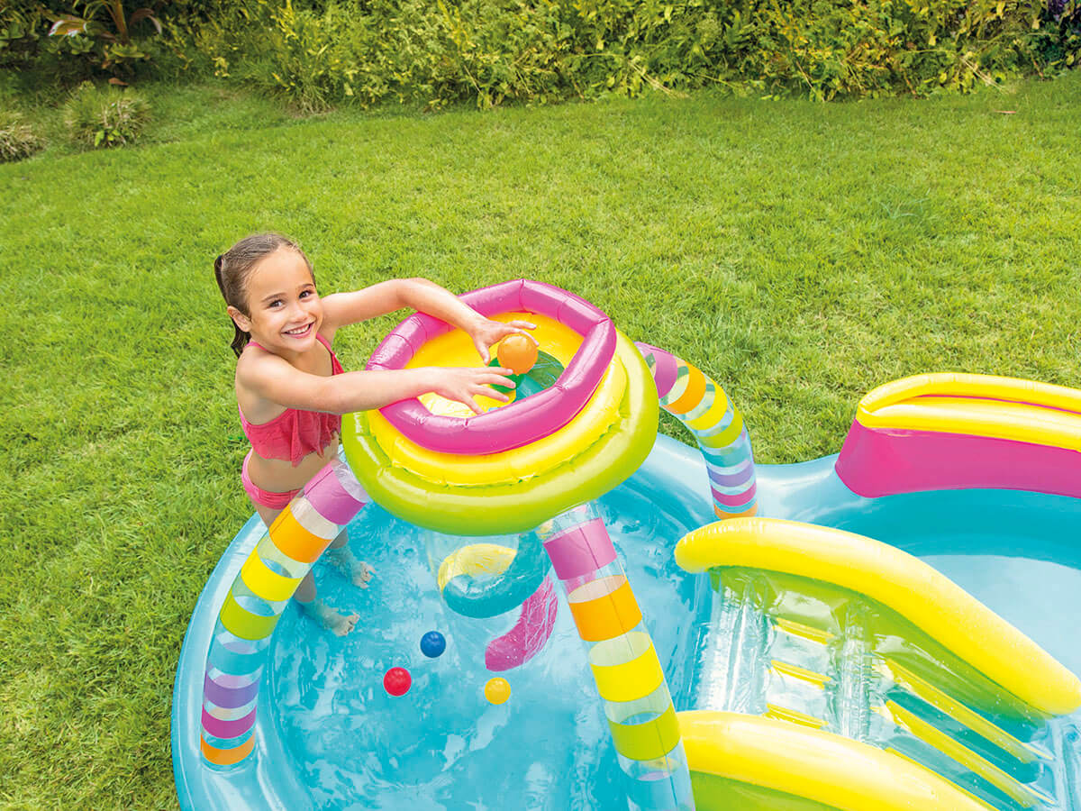 Zwembad  Rainbow Funnel ballen spel 