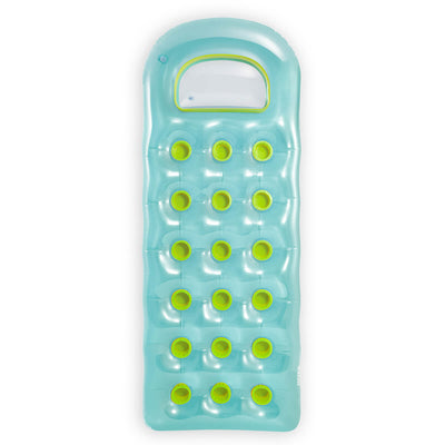 Intex Gekleurd Luchtbed Met Venster - Blauw