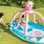 Zwembad Speelcentrum Friendly Octopus in achtertuin met glijbaantje en ring werpen