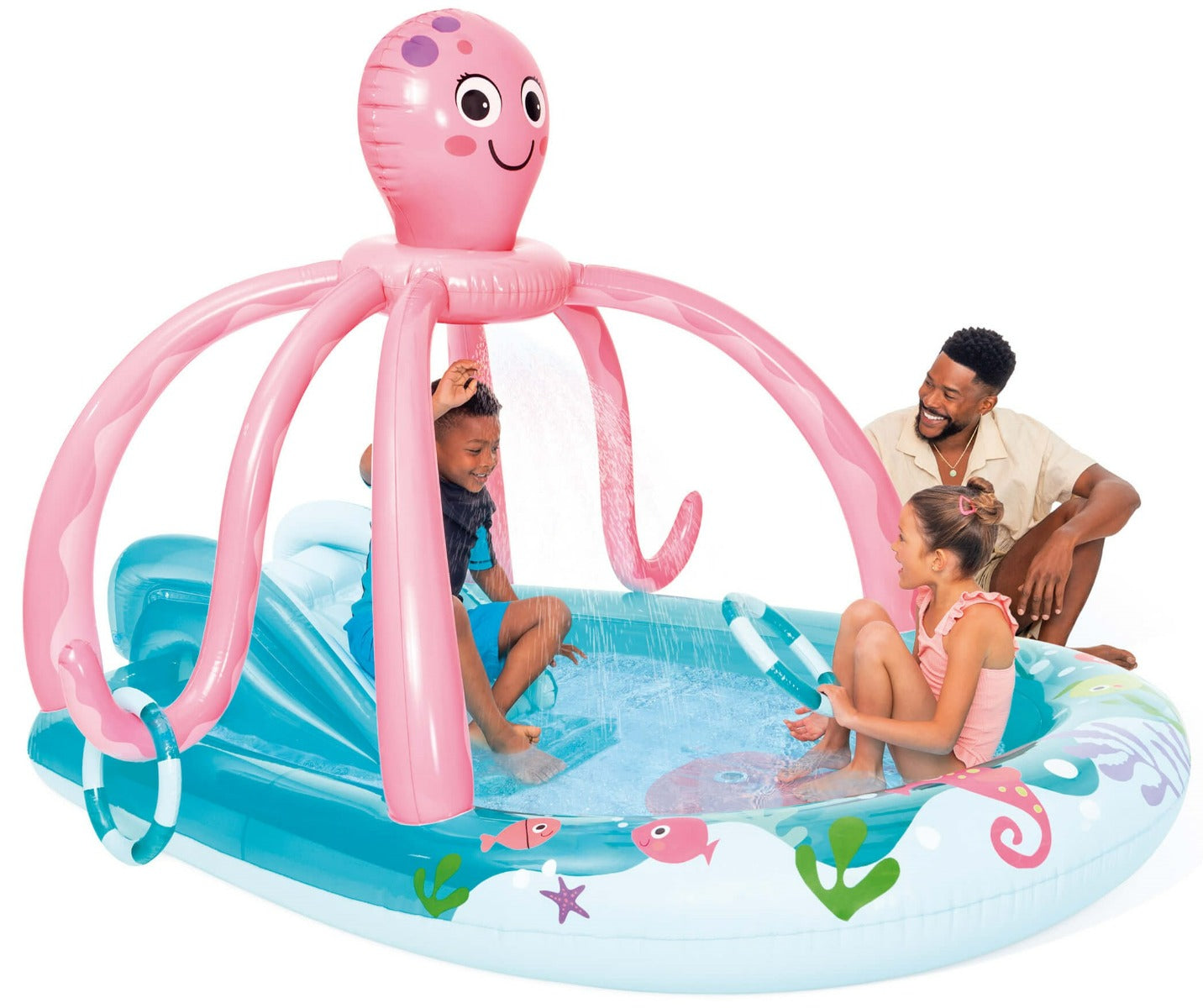 Zwembad Speelcentrum Friendly Octopus met douches sproeier