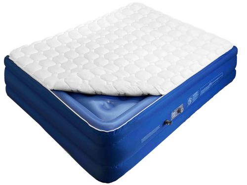 AeroRest luchtbed met afritsbare en wasbare topper voor extra comfort.