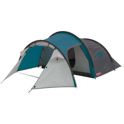 Coleman Cortes 3 tent met compacte en aerodynamische vorm, ideaal voor kamperen met drie personen
