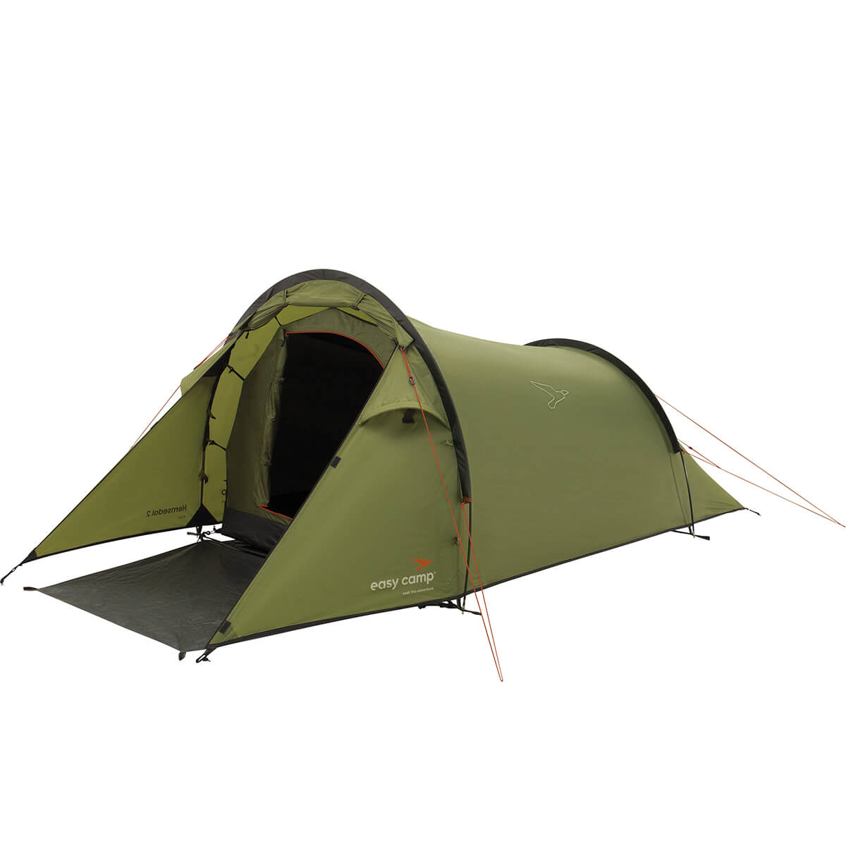 Voortent van de Easy Camp Hemsedal 2 met opbergruimte.
