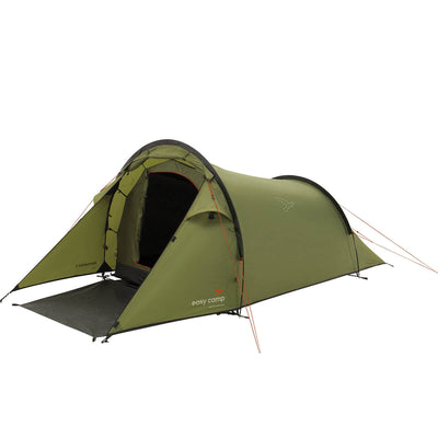 Voortent van de Easy Camp Hemsedal 2 met opbergruimte.