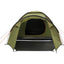 Vooraanzicht van de Easy Camp Lomsdal 3 Tent, ruime 3-persoons koepeltent met grote voortent.