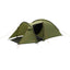 Zijaanzicht van de Easy Camp Lomsdal 3 Tent met twee ingangen en ventilatieopeningen.