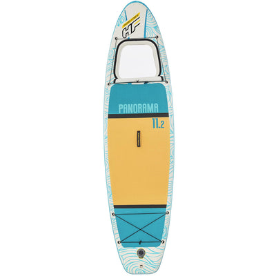  Hydro Force Panorama opblaasbaar SUP board met panoramavenster, ideaal voor recreatief suppen.