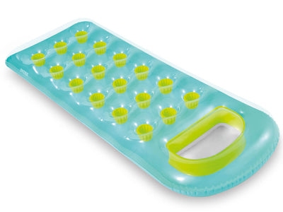 Intex Gekleurd Luchtbed Met Venster - Blauw