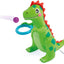 Speel en spetter in het Intex Dino buitenzwembad met verkoelende waterstralen!