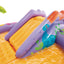 Spetterende waterpret in het Intex Dino speelzwembad met glijbaan en sproeiers!