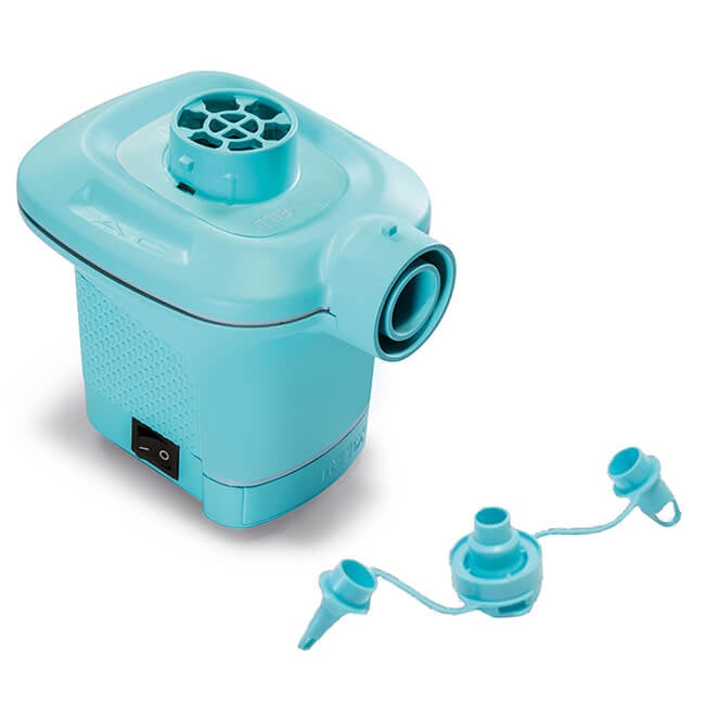  Intex elektrische opblaaspomp met 12V en 230V aansluitingen