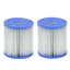 Afmetingen van de Intex filter cartridge type H – Lengte 10 cm, diameter 7,8 cm, verpakking van 2 stuks