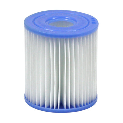 Kleine Intex filtercartridge type H voor schoon en helder zwembadwater, geschikt voor 1.250 liter/uur filterpompen.