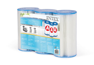 Vervang eenvoudig de Intex Filtercartridge om je zwembadwater schoon en helder te houden.