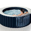  Vierpersoons Intex PureSpa Navy opblaasbare jacuzzi met stevig pvc en luxe accessoires.