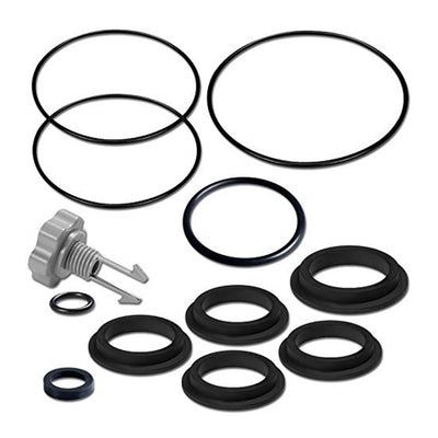 Intex ventiel en O-ringen set, reserveonderdelen voor zandfilterpompen modellen 28646, 28648, en 28652.