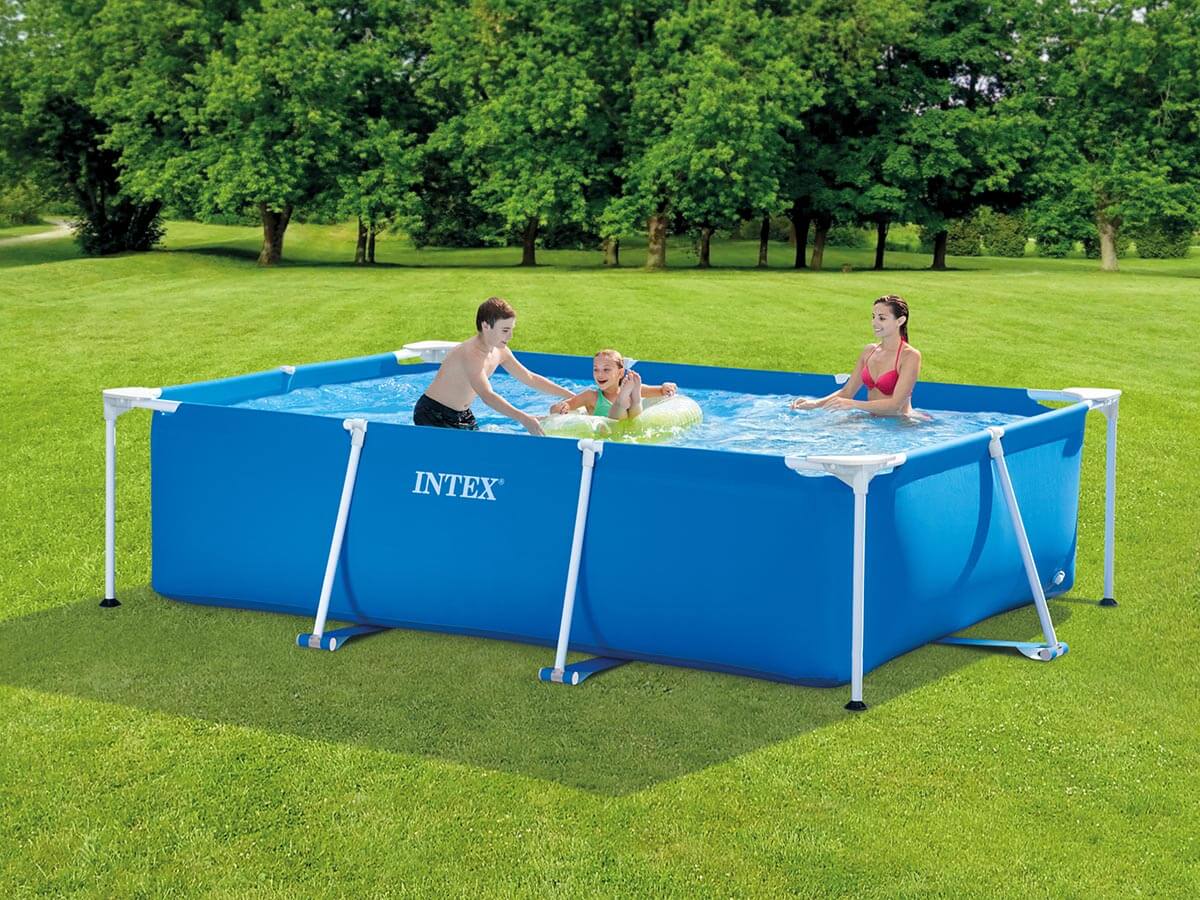 Opzetten van het Intex opzetzwembad 300 x 200 cm in 30 minuten