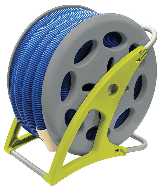 Detailweergave van de Kokido GEOS slanghaspel, geschikt voor slangen tot 38 mm en 15 meter