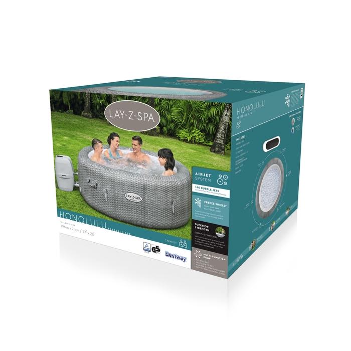 Lay-Z-Spa Honolulu Airjet Opblaasbare Jacuzzi