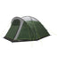 Zijaanzicht van de Outwell Cloud 5 Tent met D-vormige ingang en stevige scheerlijnen.

