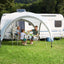 Partytent van Coleman geschikt voor kamperen en tuinfeesten, 3x3 meter.