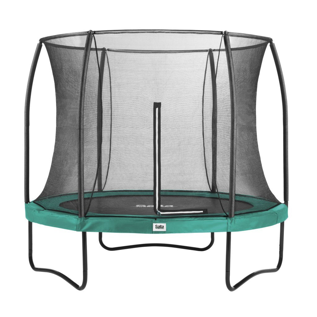 Salta Comfort Edition trampoline 183 cm groen met veiligheidsnet, perfect voor compacte tuinen