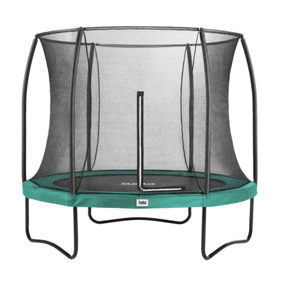 Salta Comfort Edition trampoline 183 cm groen met veiligheidsnet, perfect voor compacte tuinen
