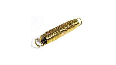Salta Gold Colored trampolineveren 14 cm, set van 10 stuks, conische veren met gouden coating voor duurzame veerkracht en soepele sprongen.
