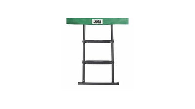 Salta trampoline ladder 82 cm, geschikt voor trampolines van 244-305 cm, met anti-slip treden en stevig stalen frame, belastbaar tot 150 kg.